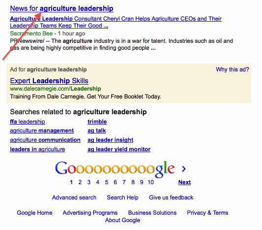 Agriculture Leadership 